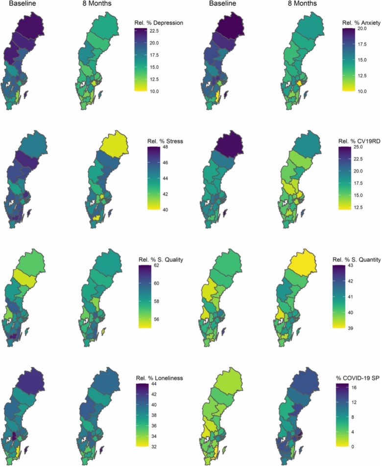 Tabell över sömn och psykisk ohälsa