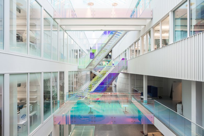 Inside research buildning Neo