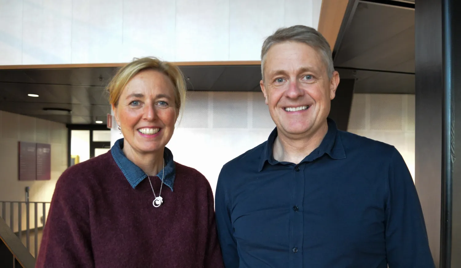 Porträtt av Cecilia Odlind och Ola Nilsson