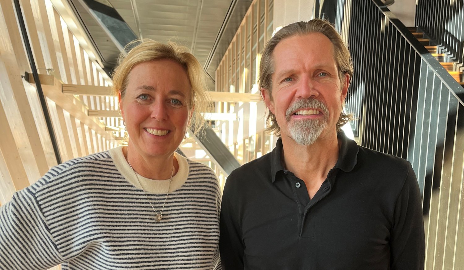 Porträtt av Cecilia Odlind och Sven Bölte