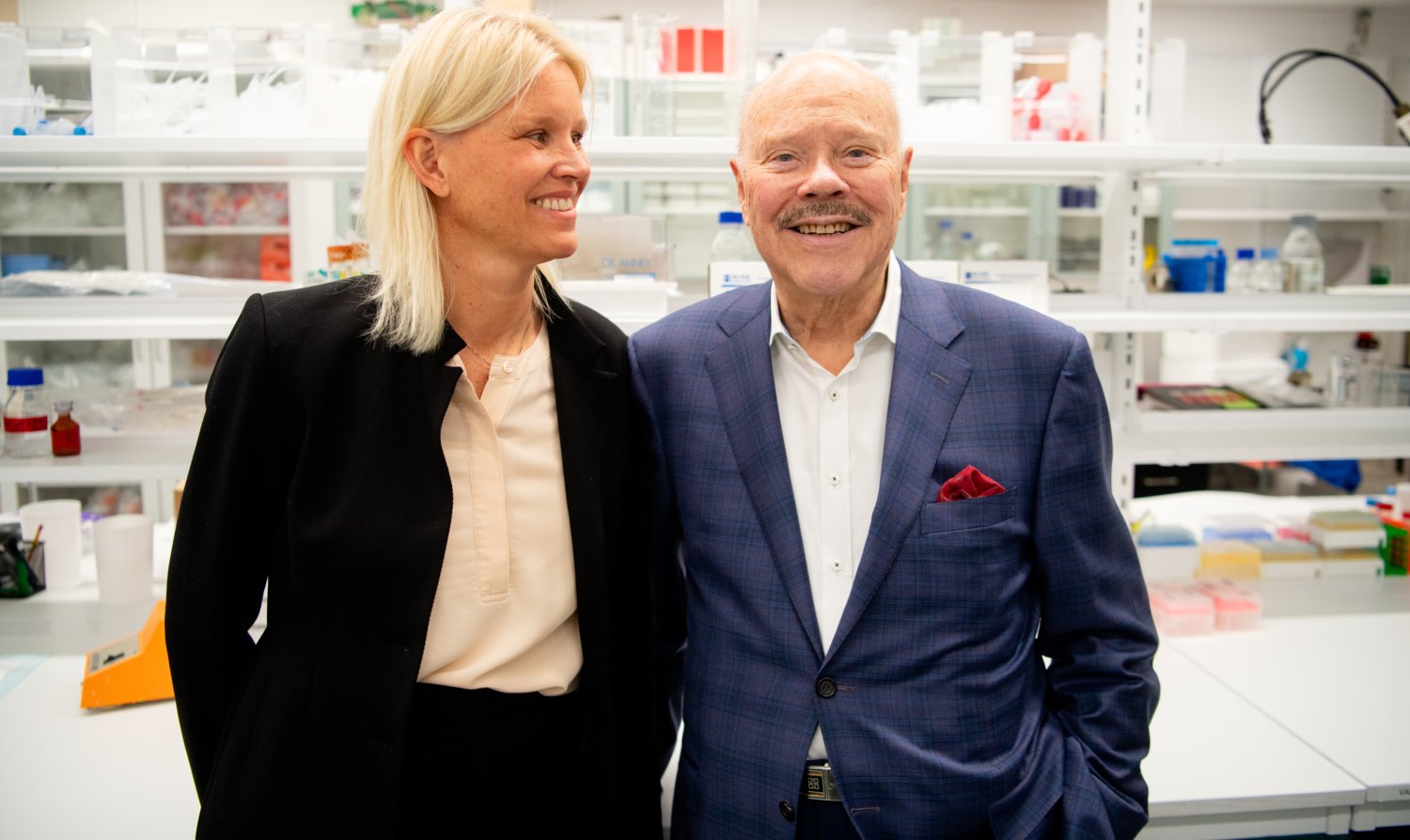 Ulrika Lundblad och Leif Lundblad.