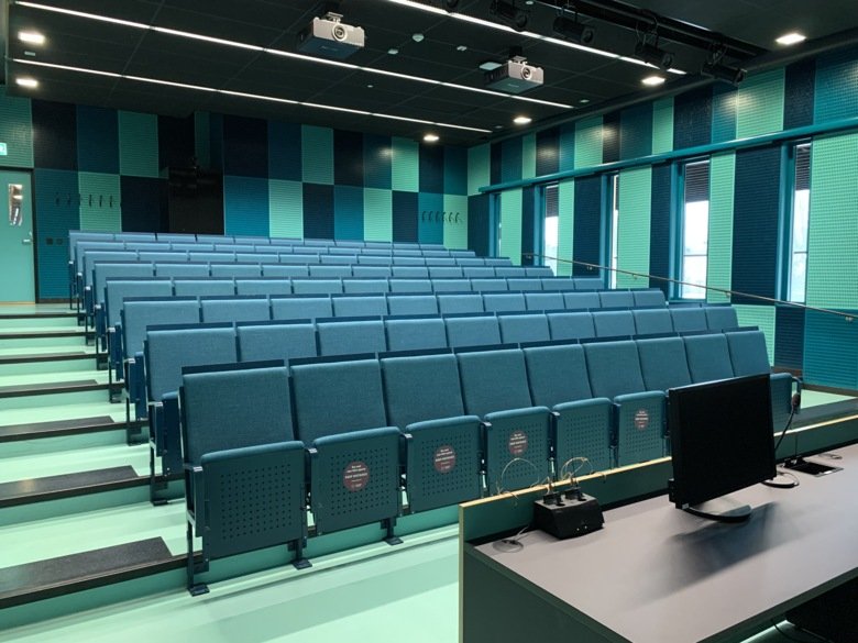 Lecture hall Inghesalen in Widerströmska building at Campus Solna