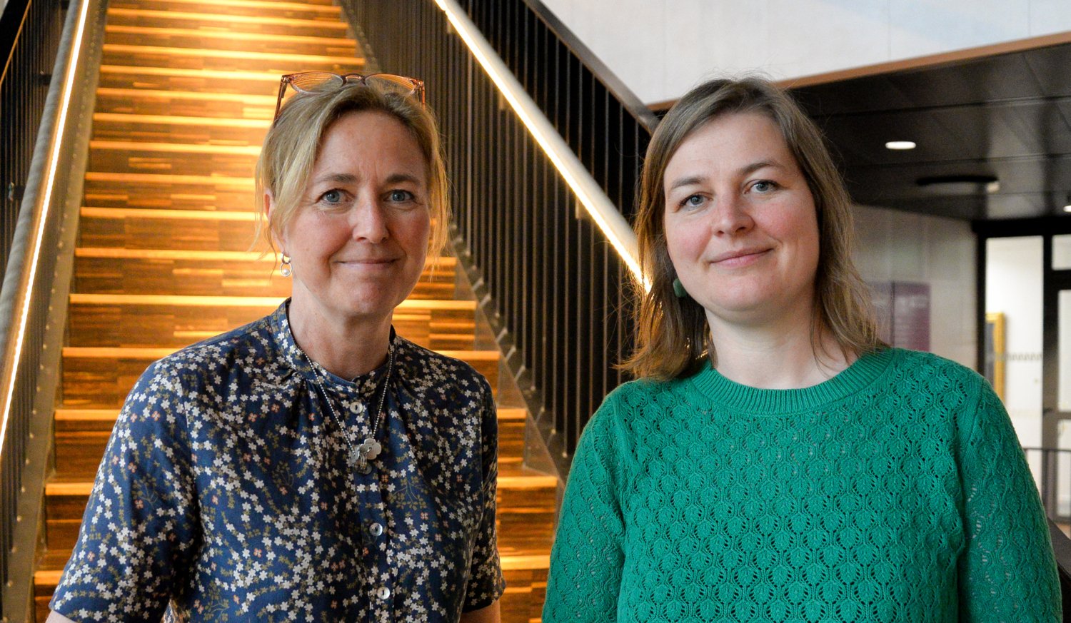 Porträtt av Cecilia Odlind och Janina Seubert