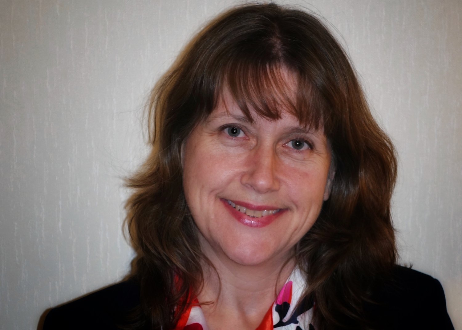 Porträttfoto på Karin Leander.