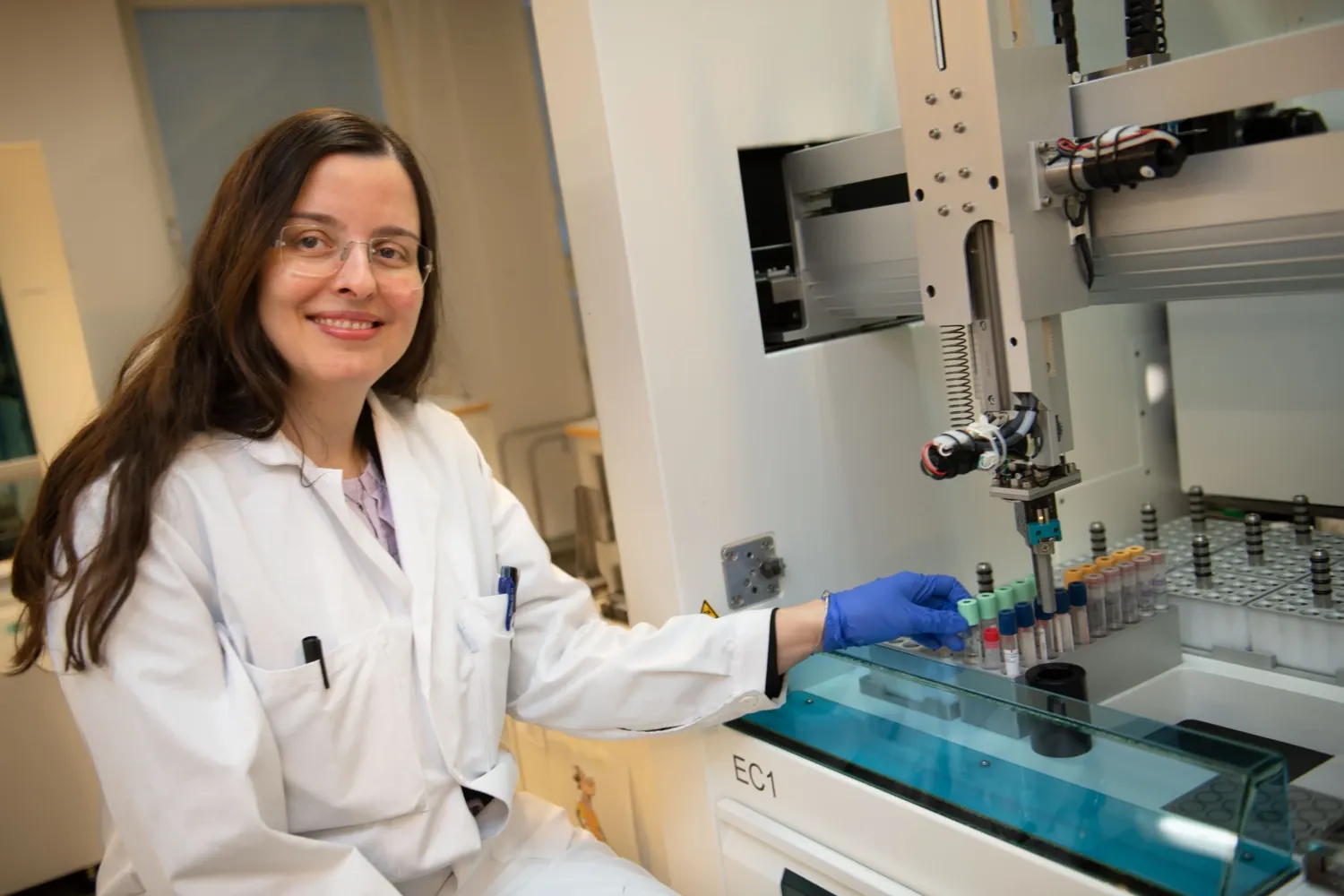 Sanela Kjellqvist at KI Biobank.