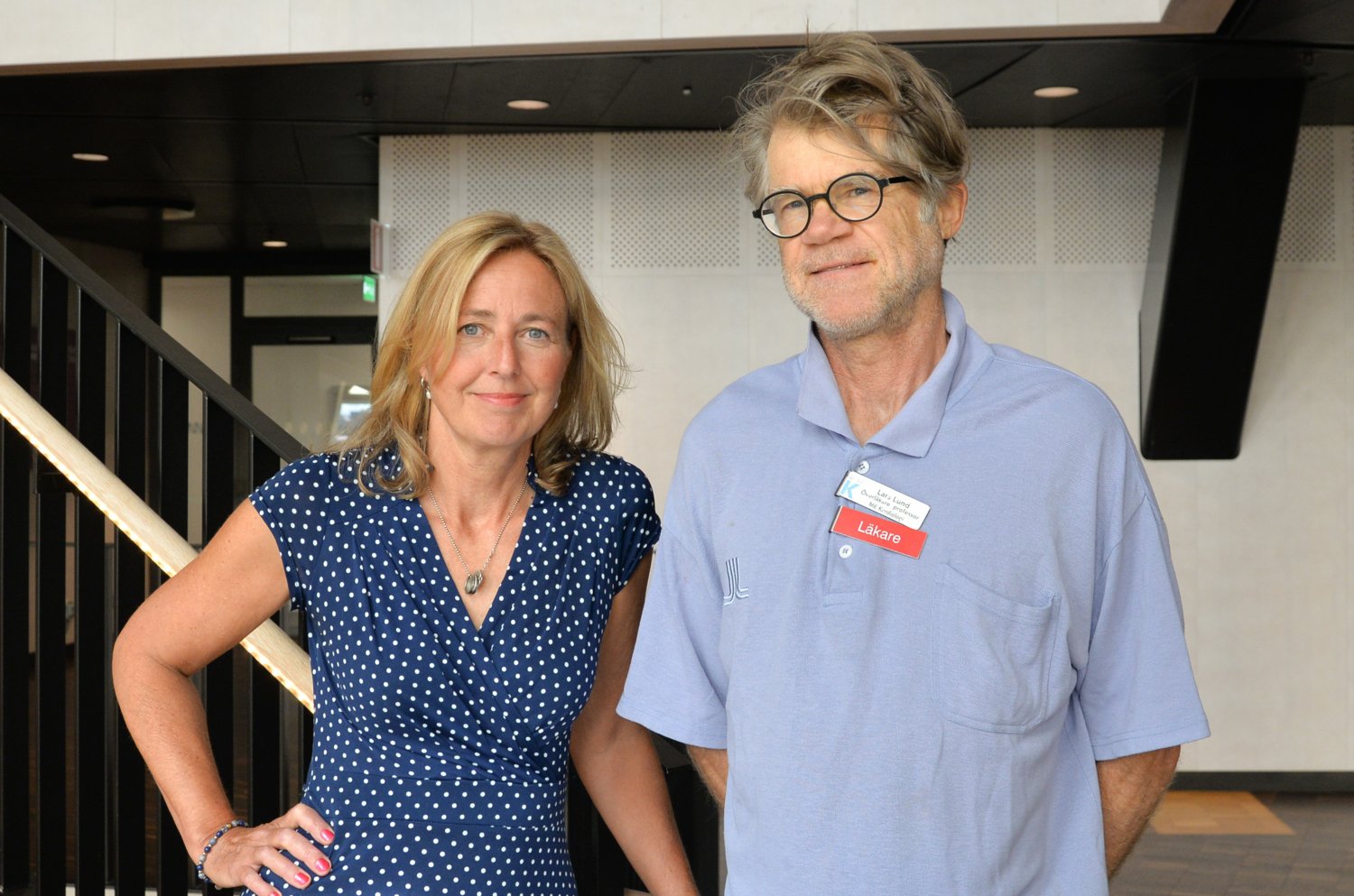 Porträtt av Cecilia Odlind och Lars Lund