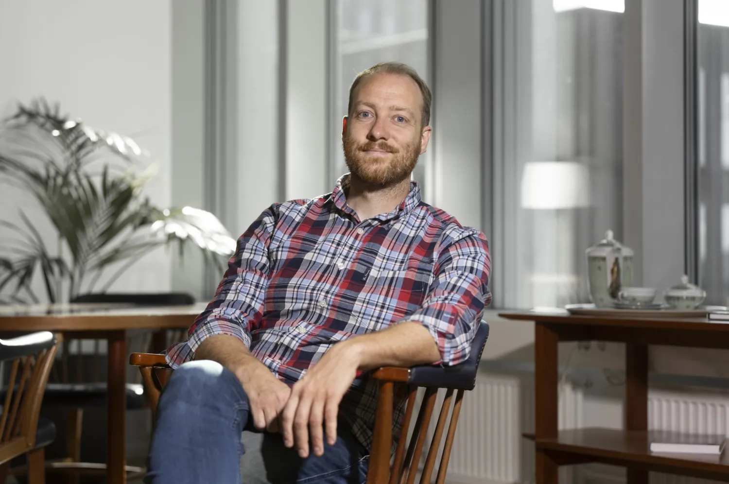 Porträtt av Pete