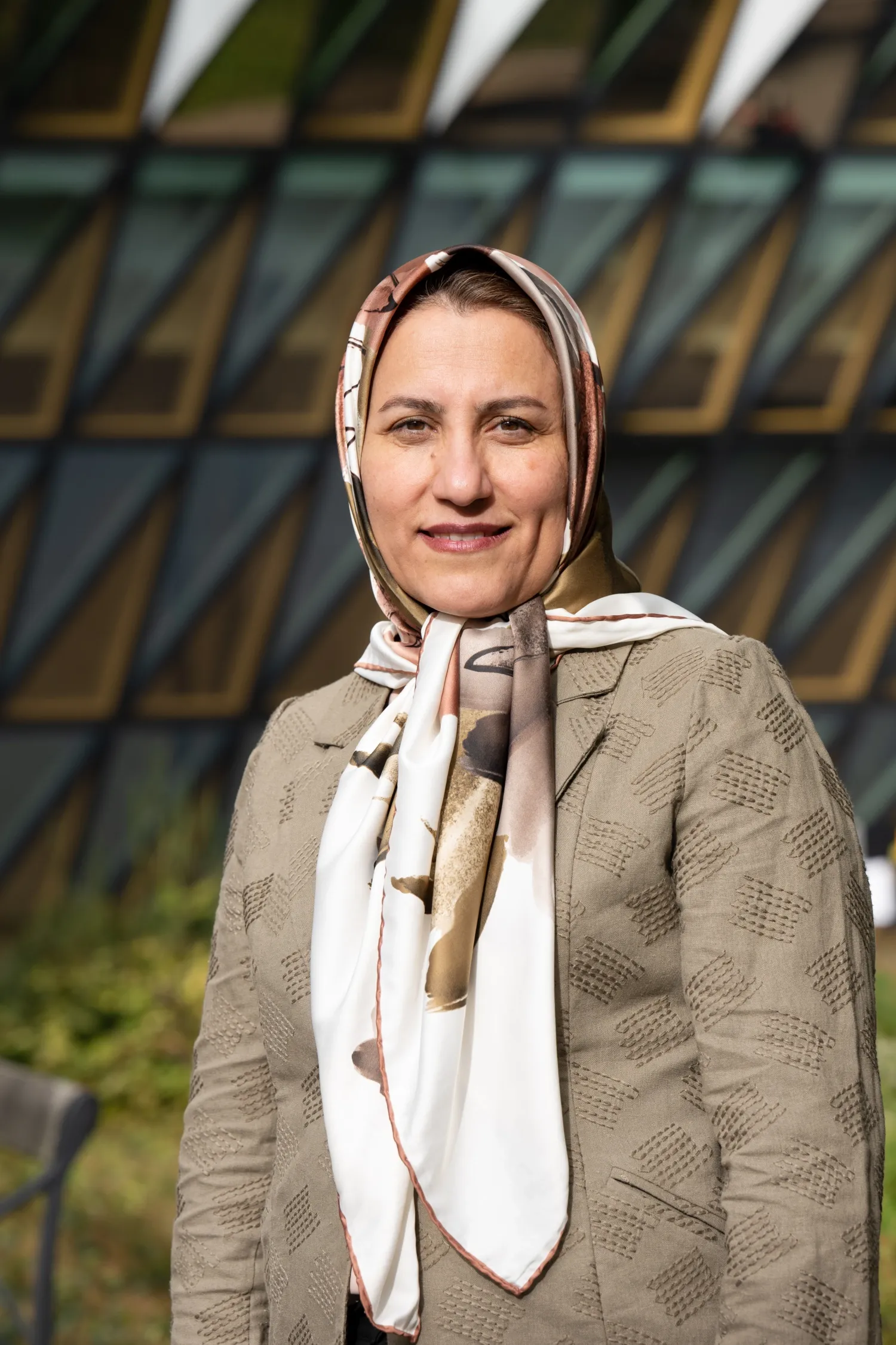 Portrait of Roghayeh Gandomkar.