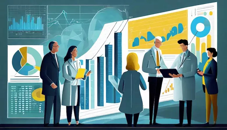 Illustration of a research collaboration.