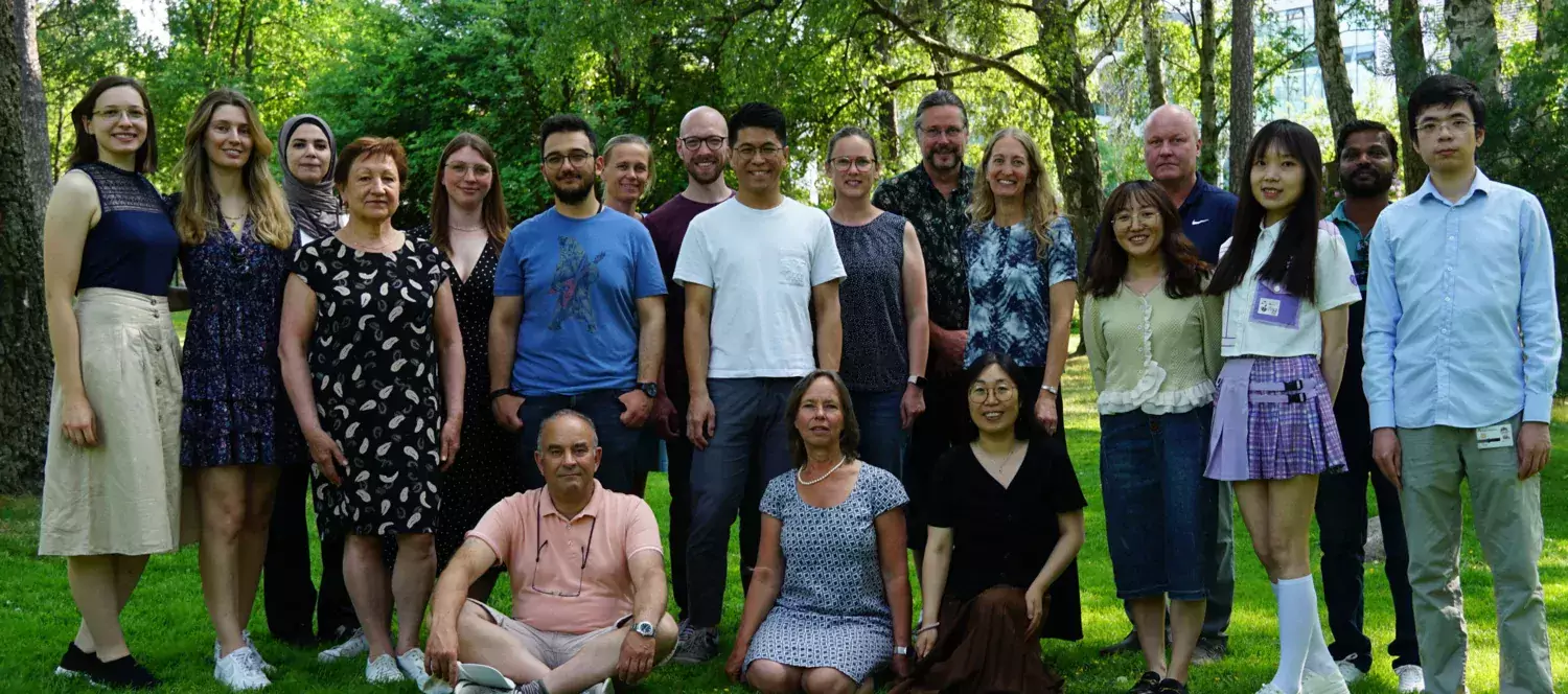 Team Jakobsson and Sundström summer in the park.