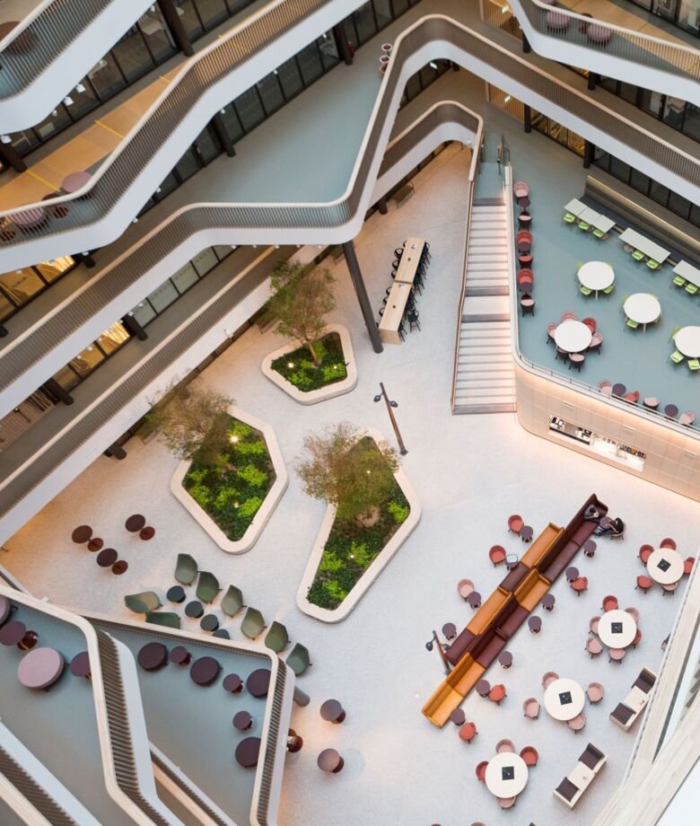 Bild inne i Biomedicum.