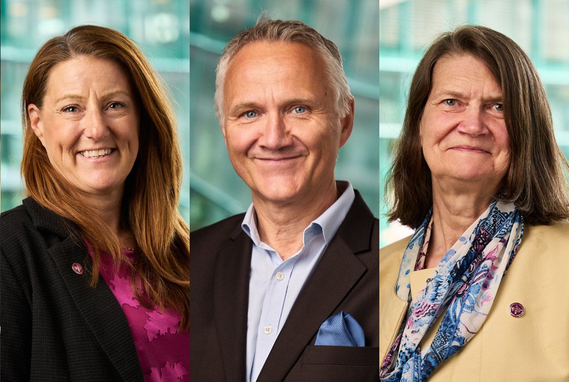 Bildkollage som visar Martin Bergö, Erika Franzén, Petter Höglund och Ewa Ehrenborg