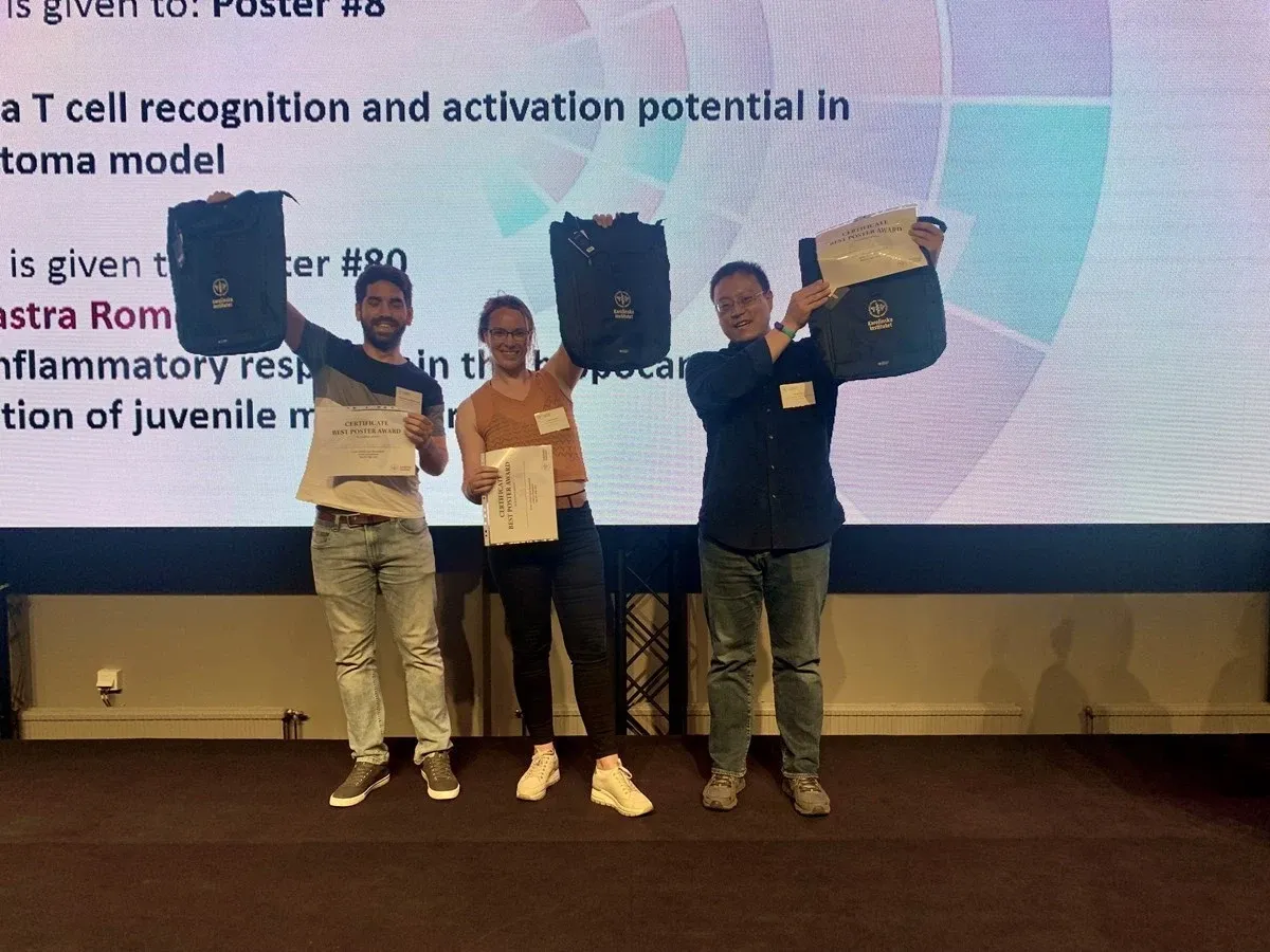 poster prize winners CRKI retreat 2022