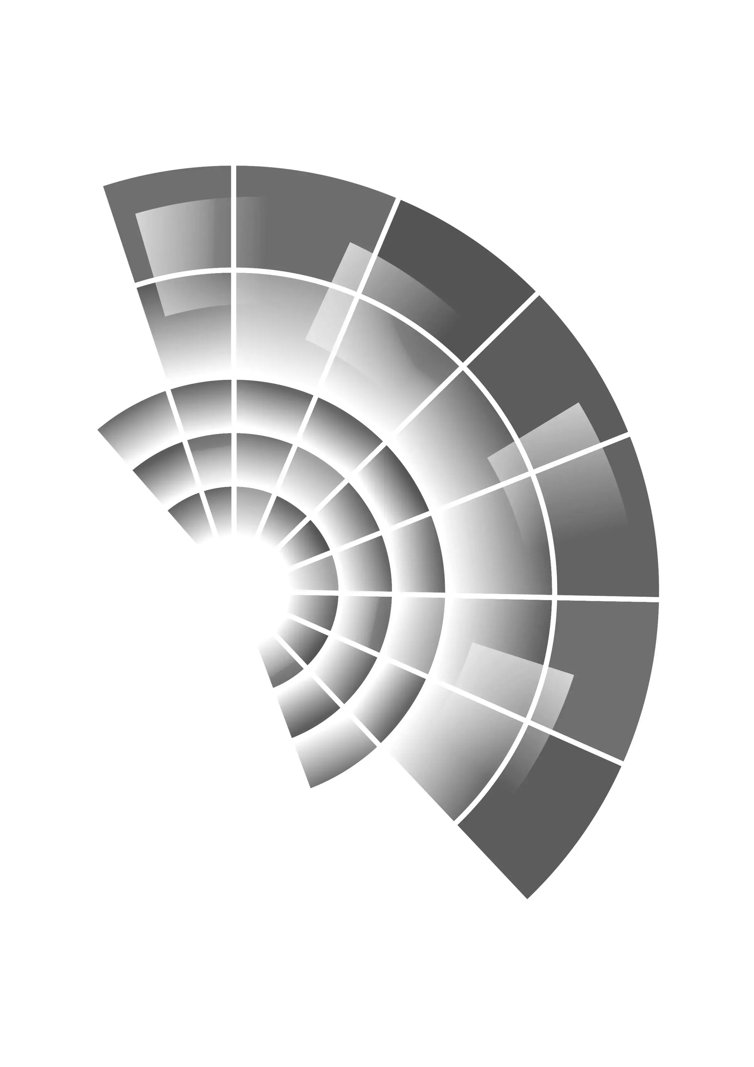 Ett hjul i olika färger.