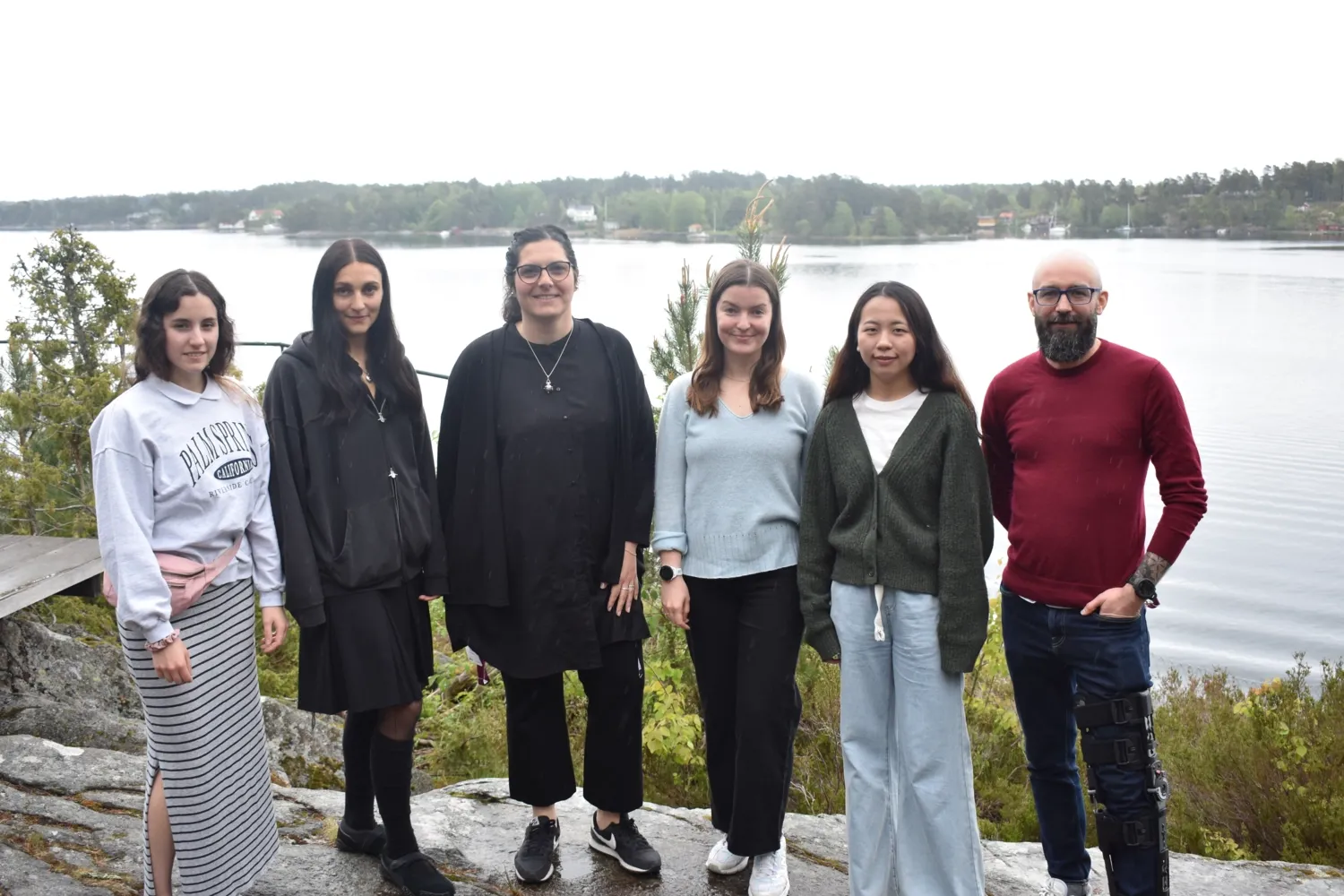 gruppbild på medlemmar i forskargruppen, uppdaterad sommaren 2025.