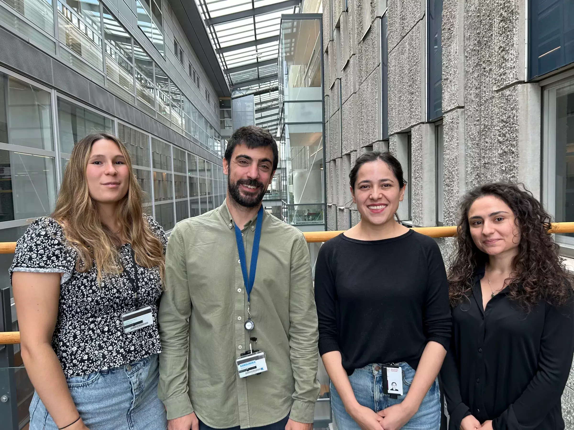 Four group members from Ponzetta Team.