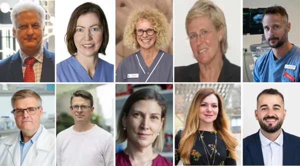 Medarbetare vid enheten för obstetrik och gynekologi.
