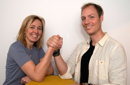 Cecilia Odlind och Mikael Mattsson. Foto: Andreas Andersson.