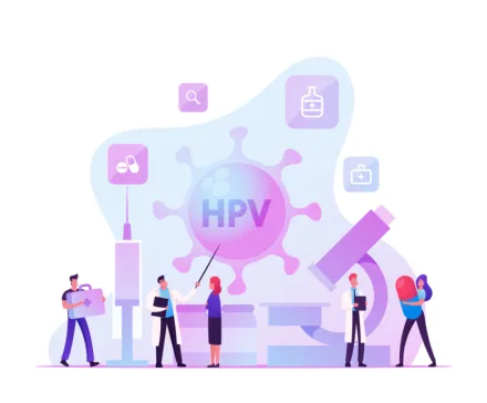 Illustration av HPV