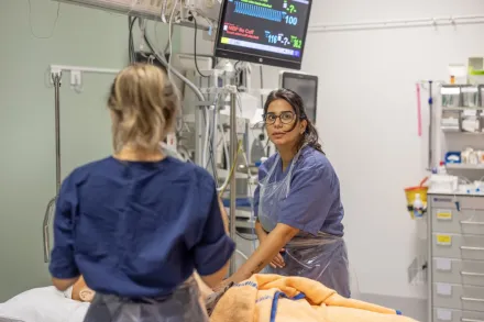 Nursing students at KTC, the Clinical Training Center