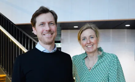 Porträtt av Sven Alfonsson och Cecilia Odlind