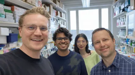 Gruppbild på forskargrupp Fredrik Wermeling