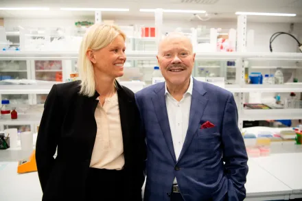 Ulrika Lundblad och Leif Lundblad.