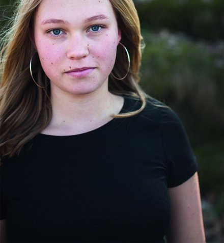 Porträtt av Ebba Målqvist.