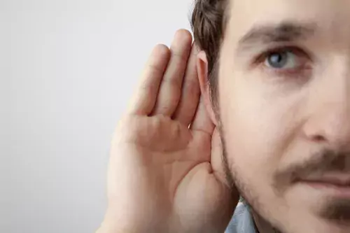 Man listening