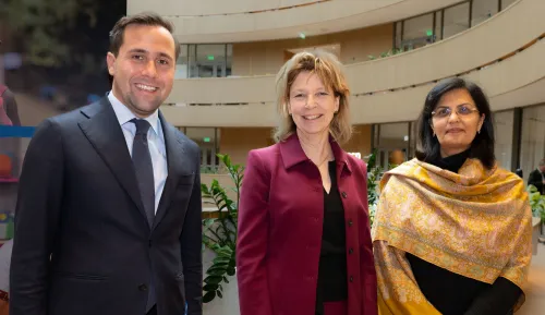 Researchers, policymakers, and representatives from industry and international organizations gathered for the high-level meeting Vaccines for All.